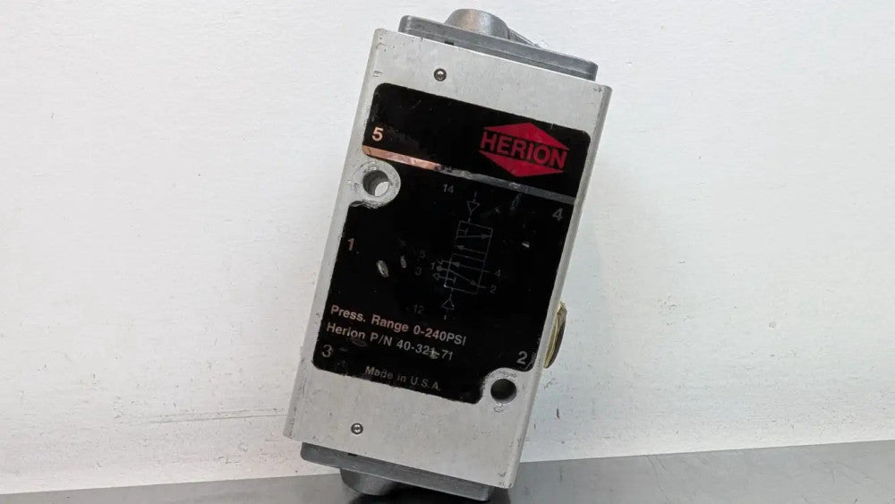 Herion 40-321-71 Air Pilot Directional Valve 5/2 Position 1/2" 0-240PSI