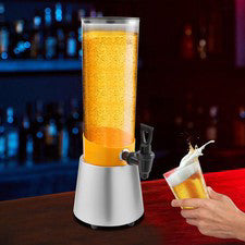 3L Plastic Beverage Dispenser&Water Juice Drink Dispenser Free-standing PC, ABS