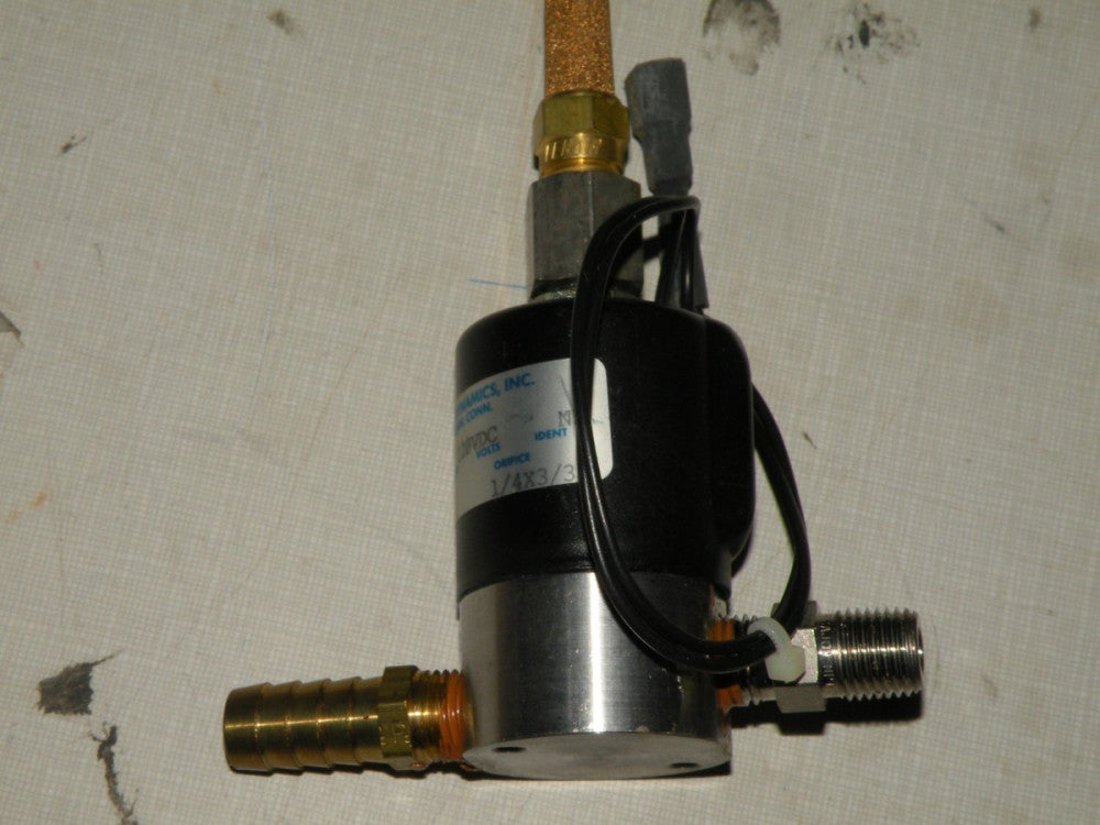 Precision Dynamics Solenoid Valve 1/4"x3/32" Orifice D3217-S2