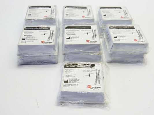 (Lot of 14 Packs ) Beckman Coulter Superfrost Strip 2 Bars Precleaned Microscope