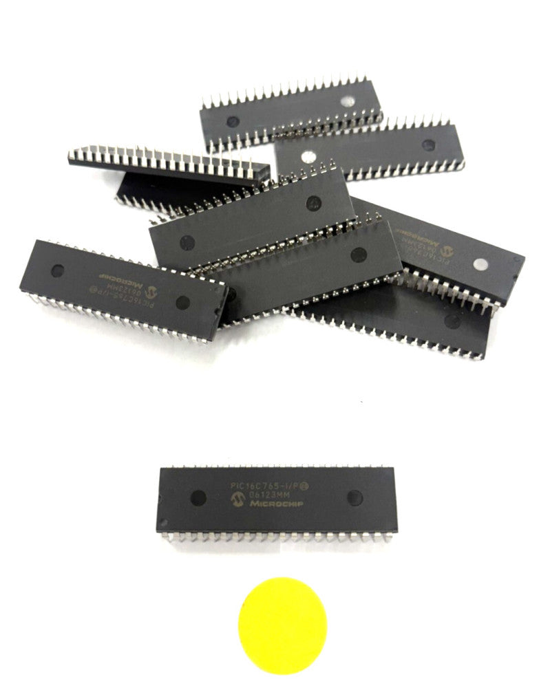 MICROCHIP INTEGRATED CIRCUIT MICROCONTROLLER PIC16C765-I/P 06123MM LOT OF 10