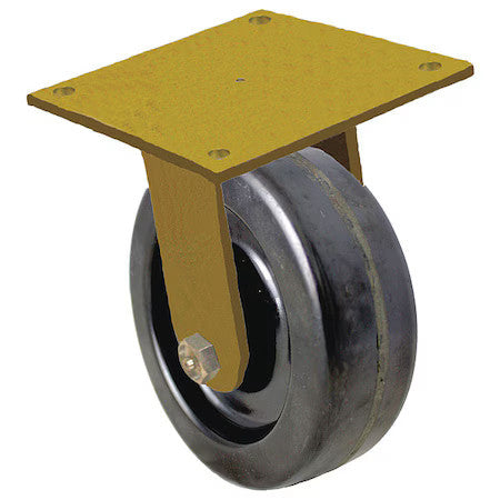 Zoro Select P21r-Ph050r-16-Yz Plate Caster,Rigid,Phenolic,6 1/2"H