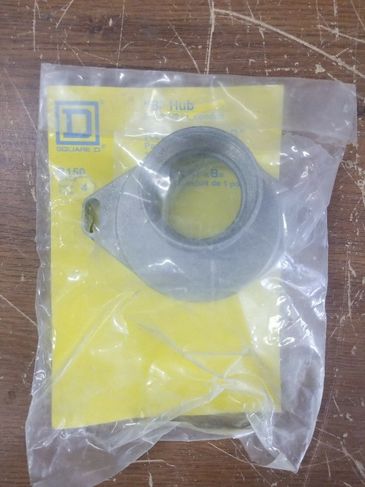 Square D B150 1-1/2" Rainproof Bolt-on Conduit Hub, Schneider Electronics