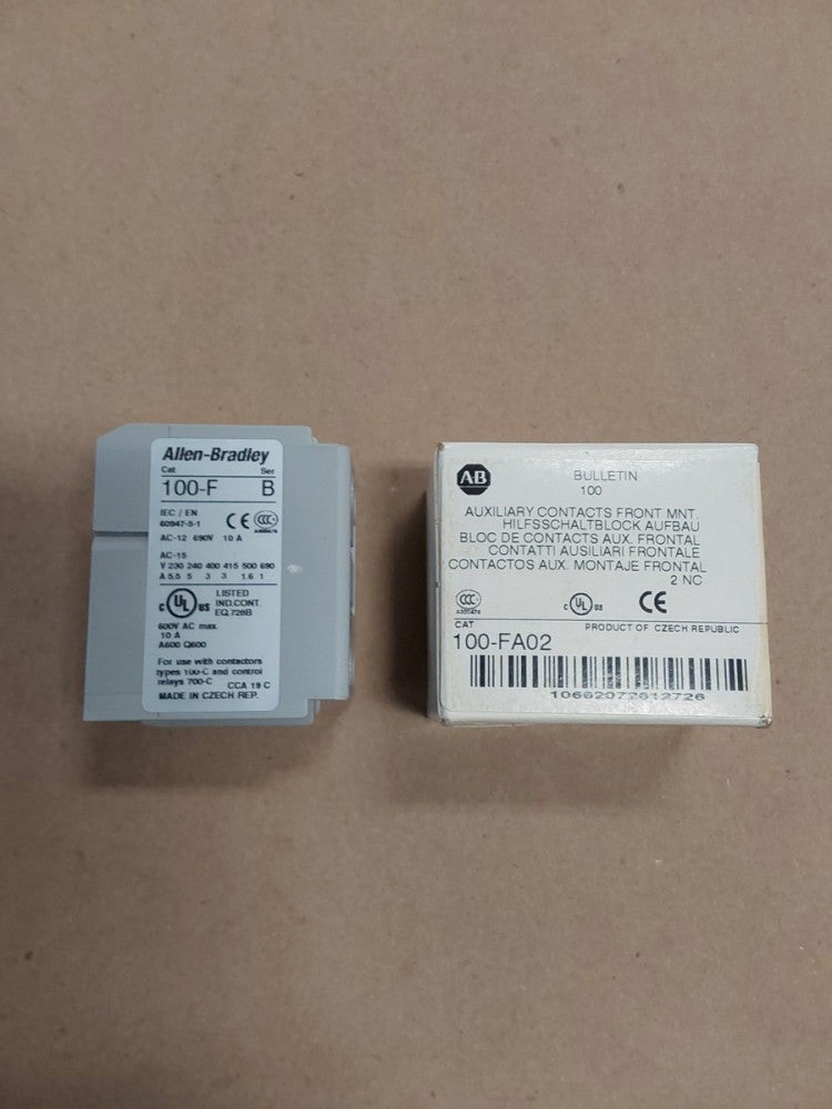 Allen Bradley 100-FA02   Auxiliary Contact (NIB)