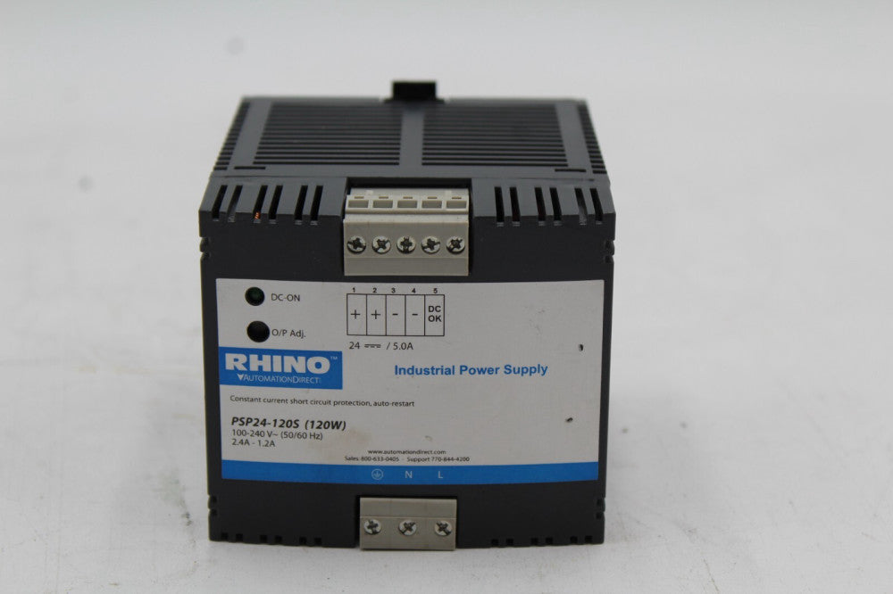 Automation Direct RHINO PSP24-120S Industrial Power Supply