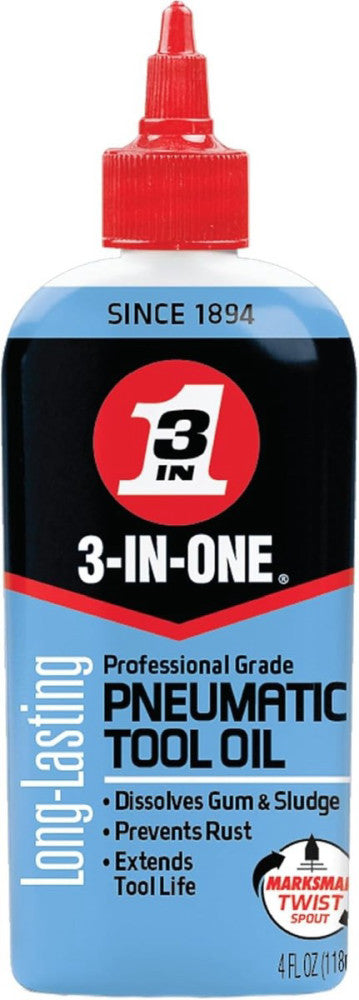 3-IN-ONE Professional Grade Pneumatic Tool Oil, 4 OZ 1-Pack 