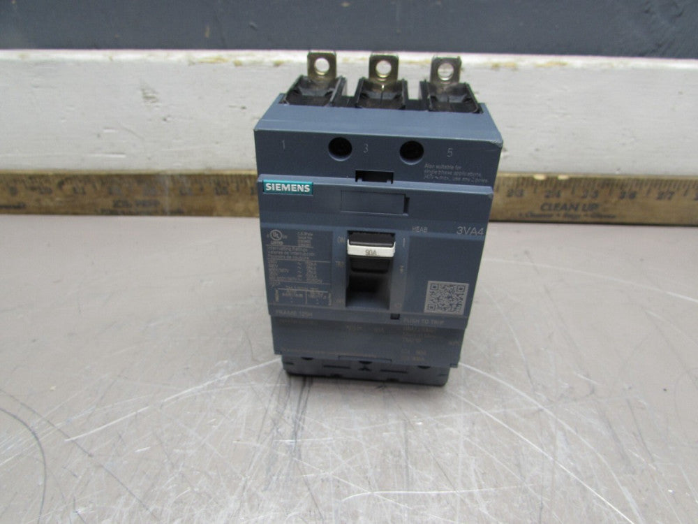SIEMENS  3VA4190-6ED34-0AA0  ,CIRCUIT BREAKER,  3P/90A /480V/65kA   MAKE OFFER!