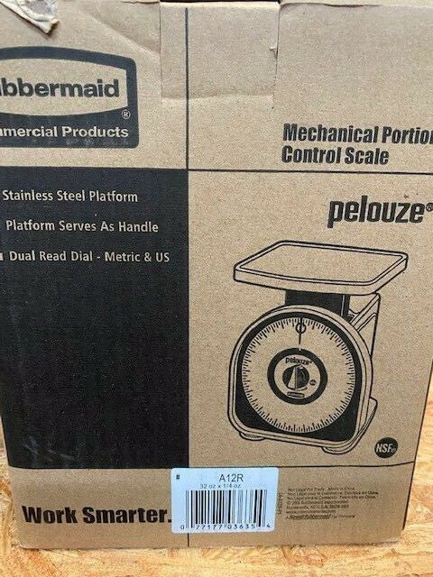 Rubbermaid Comm-Pelouze Pel A12R Scale 32 Oz X 1/4 Oz 900Gx5G 