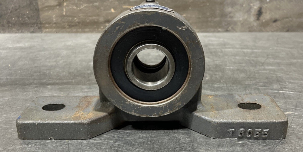 Fafnir SAO-1 7/16 Cast Iron 2-Bolt Ball Bearing Pillow Block Nos Surplus. ID 2
