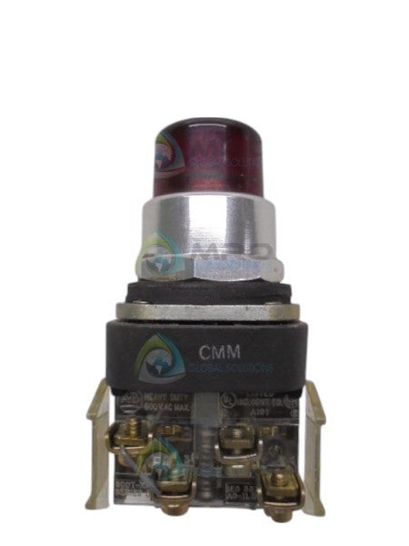 ALLEN BRADLEY 800T-PT16 SER T RED PUSH BUTTON  UNMP