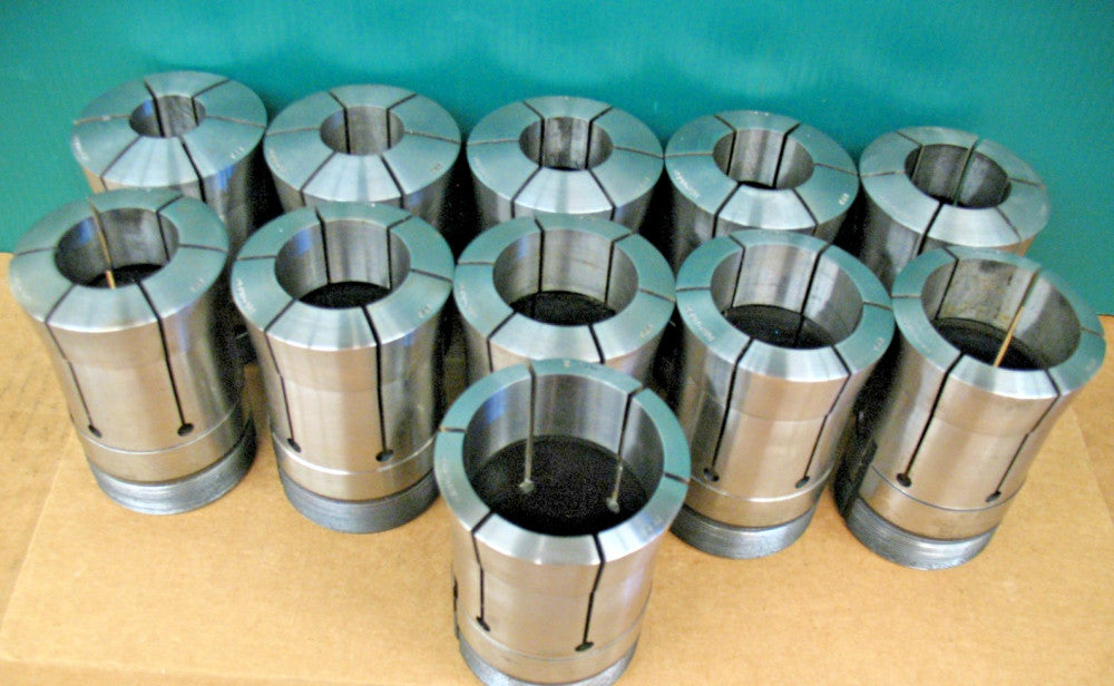 HARDINGE  22J COLLET SET+ 11 COLLETS 1-1/16"  - 2-3/16,  16TH" SIZES