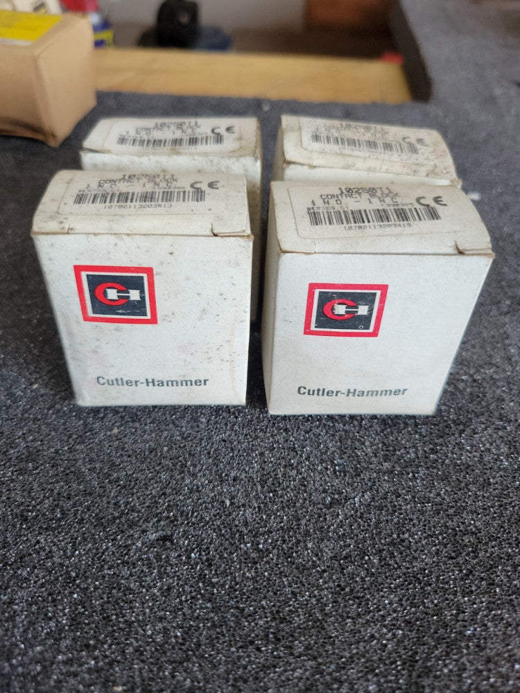 1) New Old Stock! Cutler Hammer 10250T1 1NO-1NC Contact Block