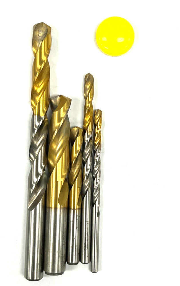 ASSORTMENT OF YG-1 DRILL BITS CUT DIA 7/16" V  1 #6 & #20 LOT OF 5