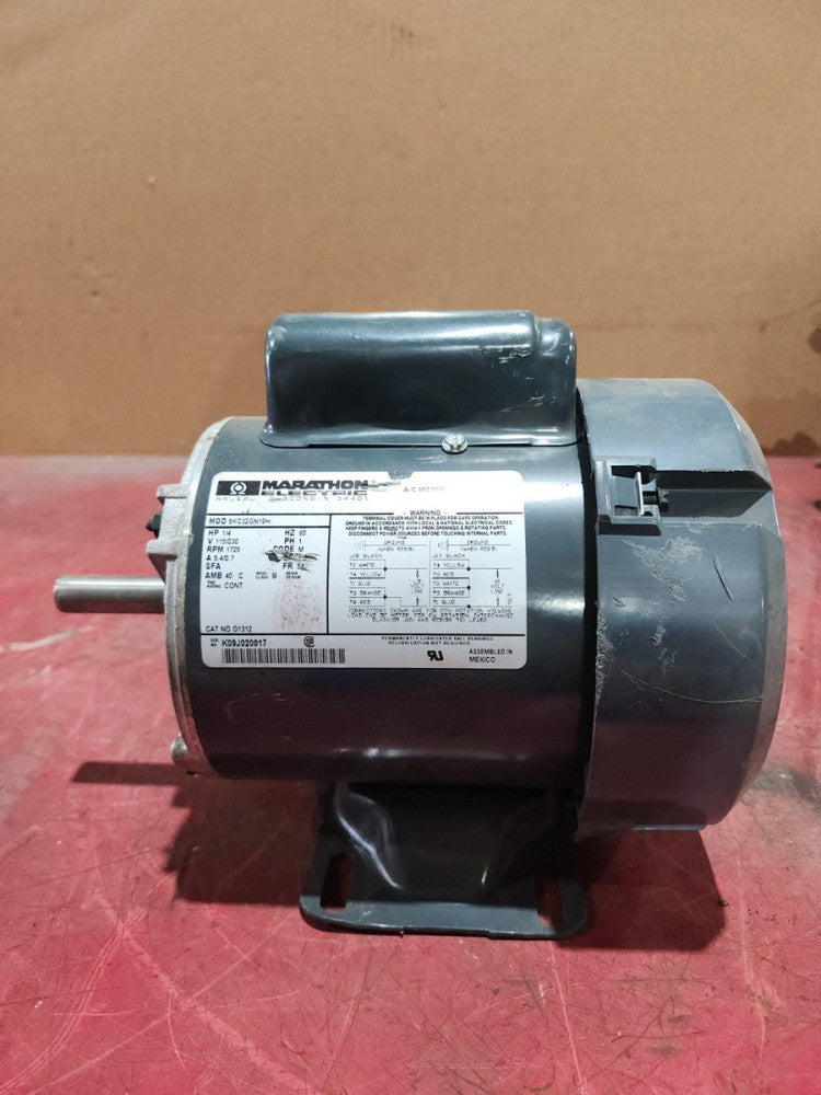 NEW NO BOX MARATHON ELECTRIC 1/4Hp ,1Ph , 115/230V ,1725Rpm 5KC32GN19H