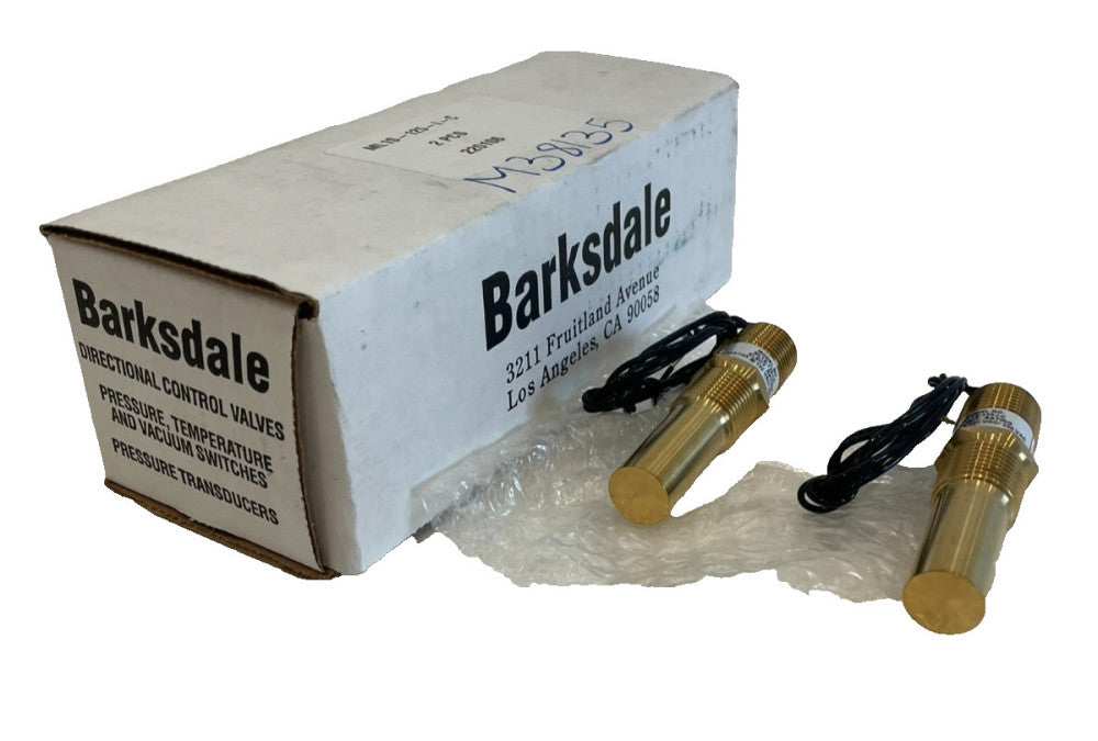 NEW 2 PCS. BARKSDALE ML1S-125-I-C TEMPERATURE SWITCH ML1S125IC