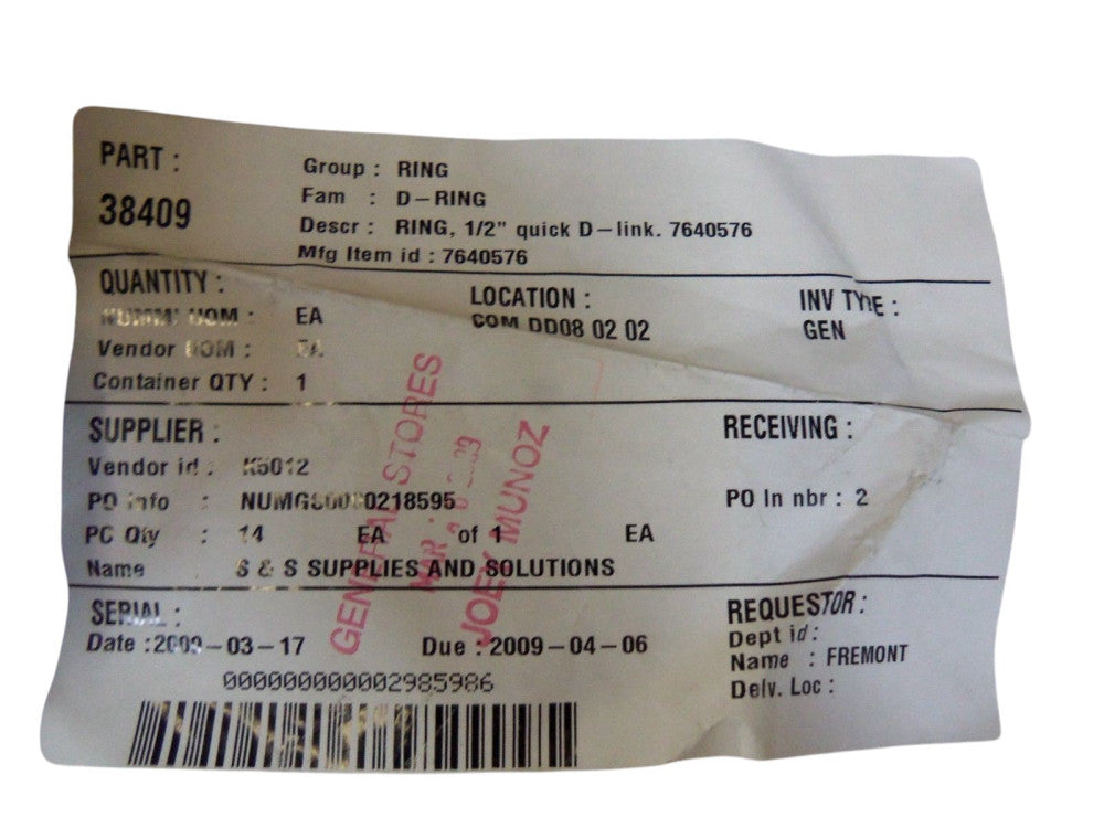 RING 1/2" QUICK D-LINK T7645156 NSNP