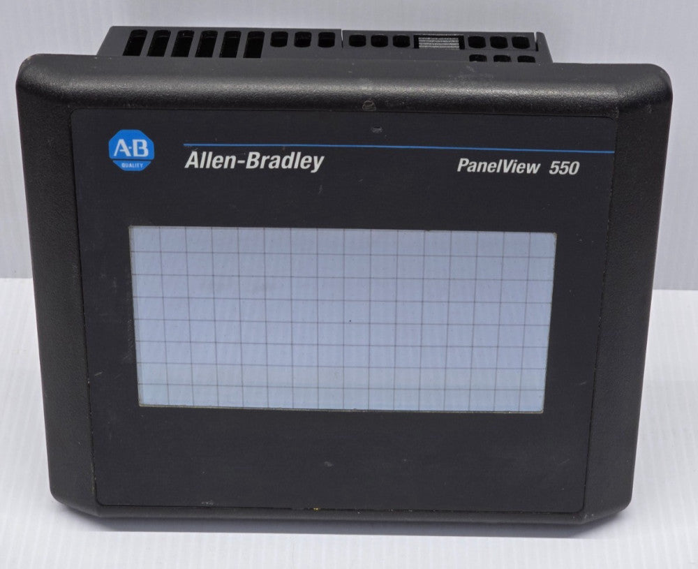 Allen Bradley PanelView 550 Touchscreen 2711-T5A8L1 Ser B Rev E FRN 4.46