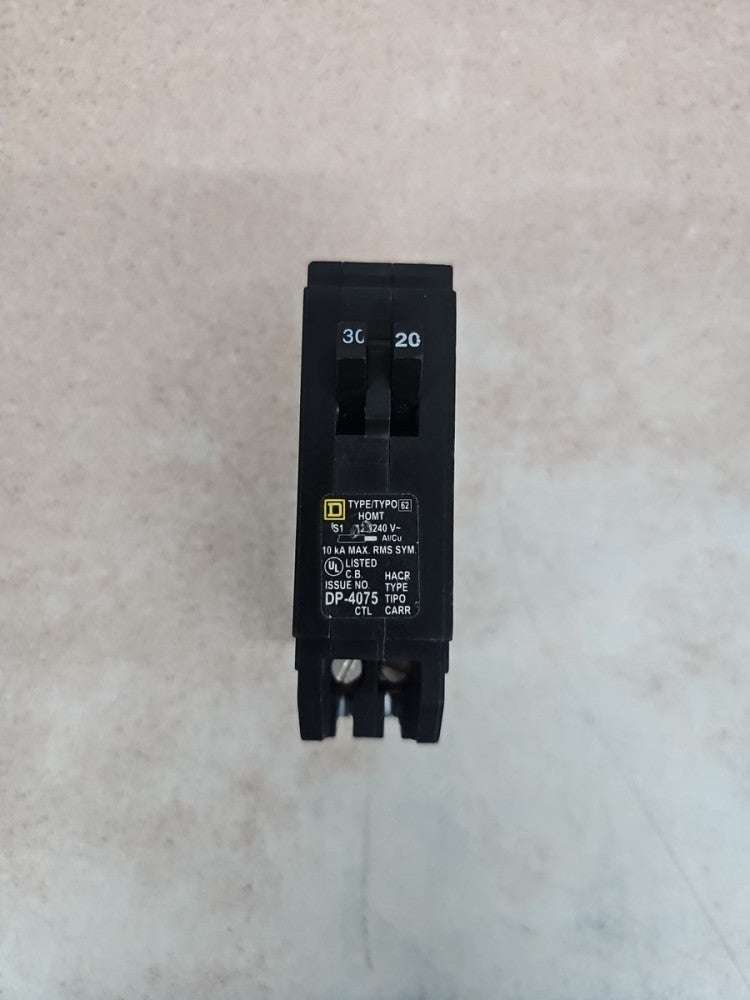 Square D HOMT3020 20 A Miniature Circuit Breaker NEW