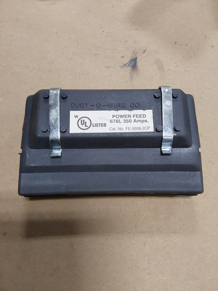 DUCT-O-WIRE FE-3008-2CP RATED CENTER POWER FEED 