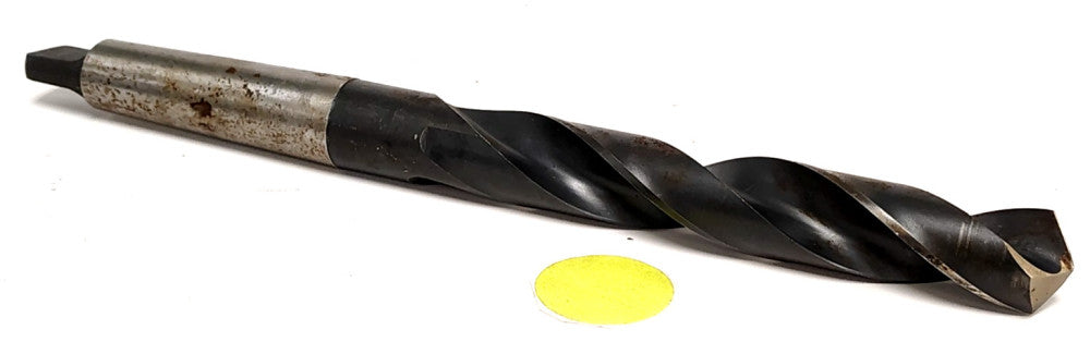 GUHRING 2-FLUTE MORSE TAPER DRILL BIT 6" FLUTE LENGTH 1" NECK 3" SHANK HSS