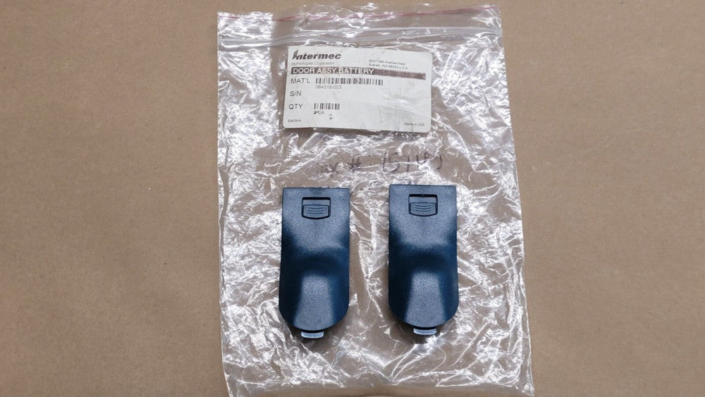 Lot of 2 Intermec 064316-003 Battery Door Assemblies