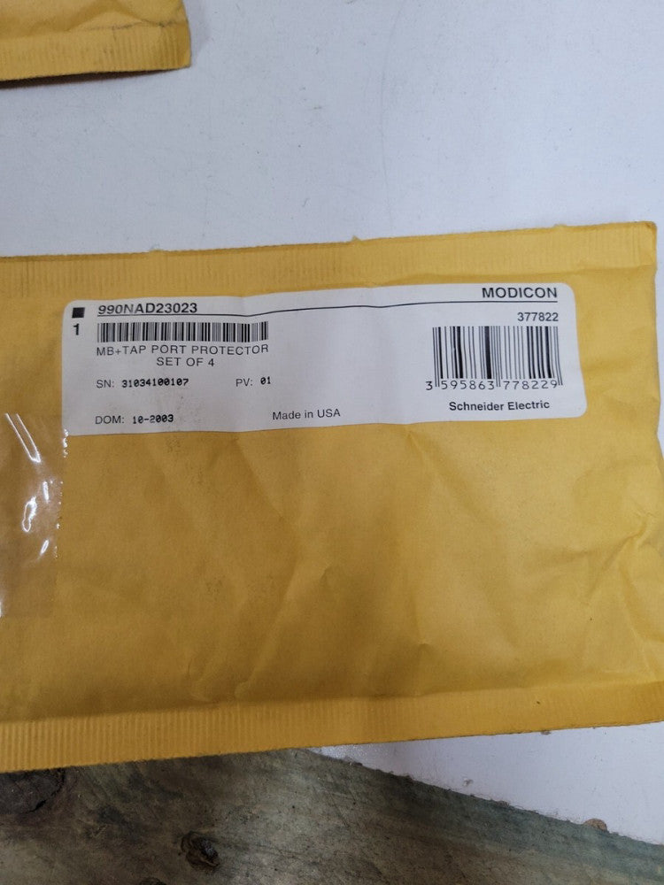 1) Package of 4 New! Schneider Electric 990NAD23023 Modbus Plus Terminator