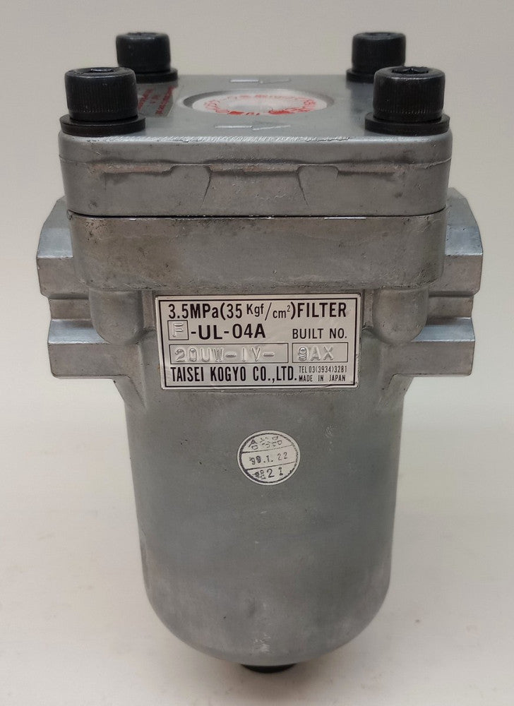Taisei Kogyo F-UL-04A-20UW-IV Line Filter 3.5 MPa 1/2" NPT