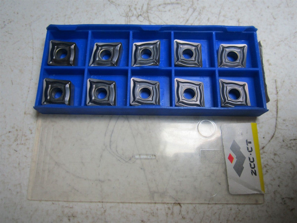 ZCCCT (CNMG120412-EF) YBG202 Cemented Carbide Threading Insert - Pack of 10