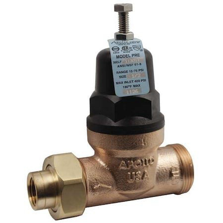 Apollo Valves 36Elf12401t Water Pressure Reducing Valve,3/4 In.