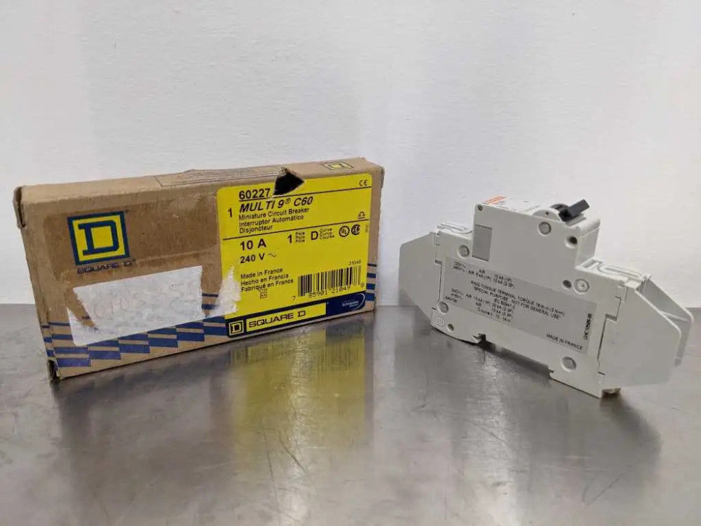 Merlin Gerin 60227 Miniature Circuit Breaker 10A Square D Multi 9 C60 10A 240V 1