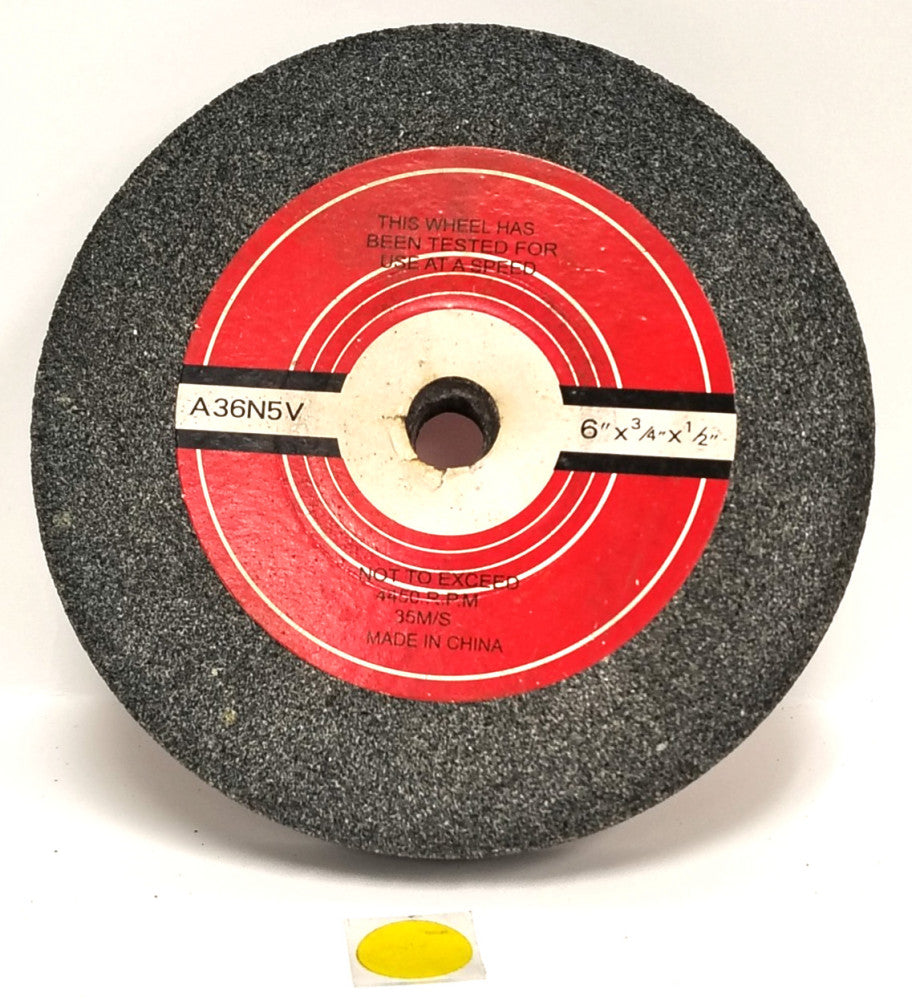 BENCH GRINDING WHEEL 6" 4450 RPM MAX 35M/S 3/4" THICK SILICON CARBIDE