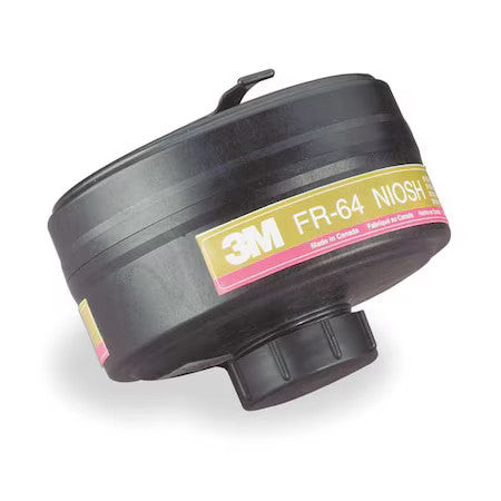 3M Fr-64 Gas Mask Canister, Fr-M40, Magenta, Olive, Threaded, 3M(Tm) Full Face