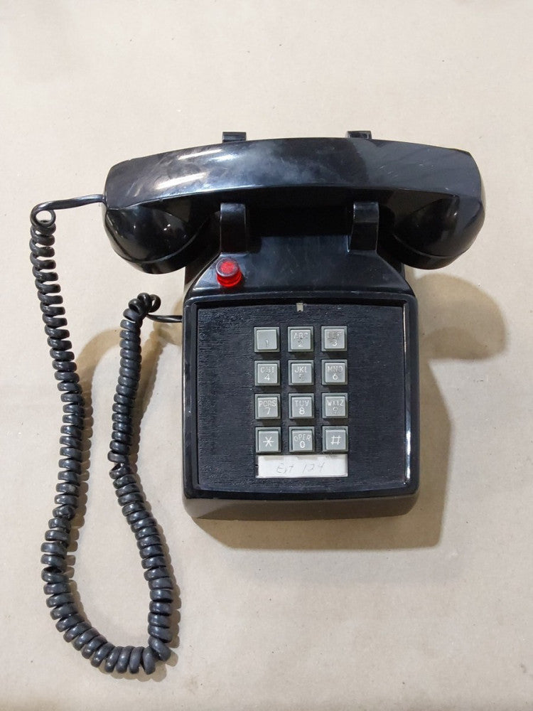 Cortelco 250000-VBA-27M Black Phone w/ Volume Control 