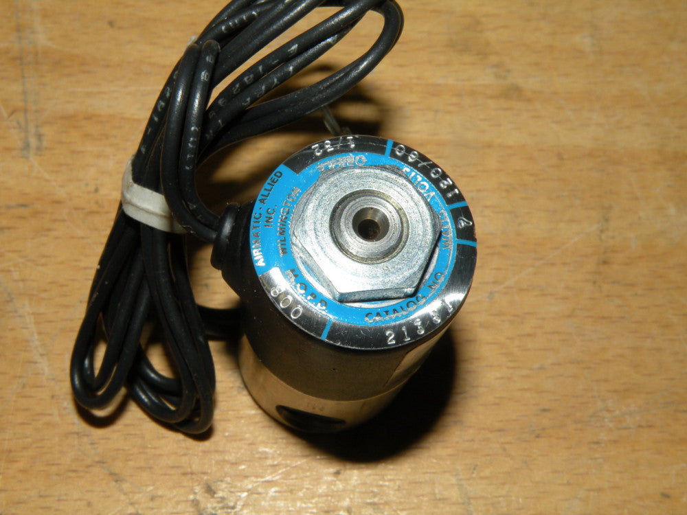 AIRMATIC ALLIED 21381 SOLENOID VALVE 120 V 1/32" 7 WATT 800 MOPD