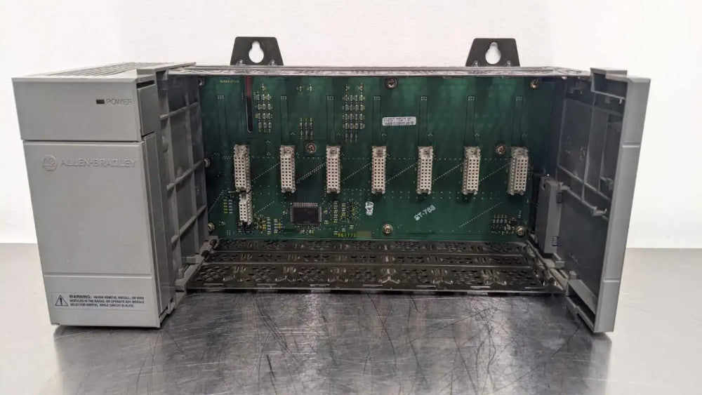 Allen-Bradley 1746-P1 1746-A7 7 Slot Rack and Power Supply SLC500