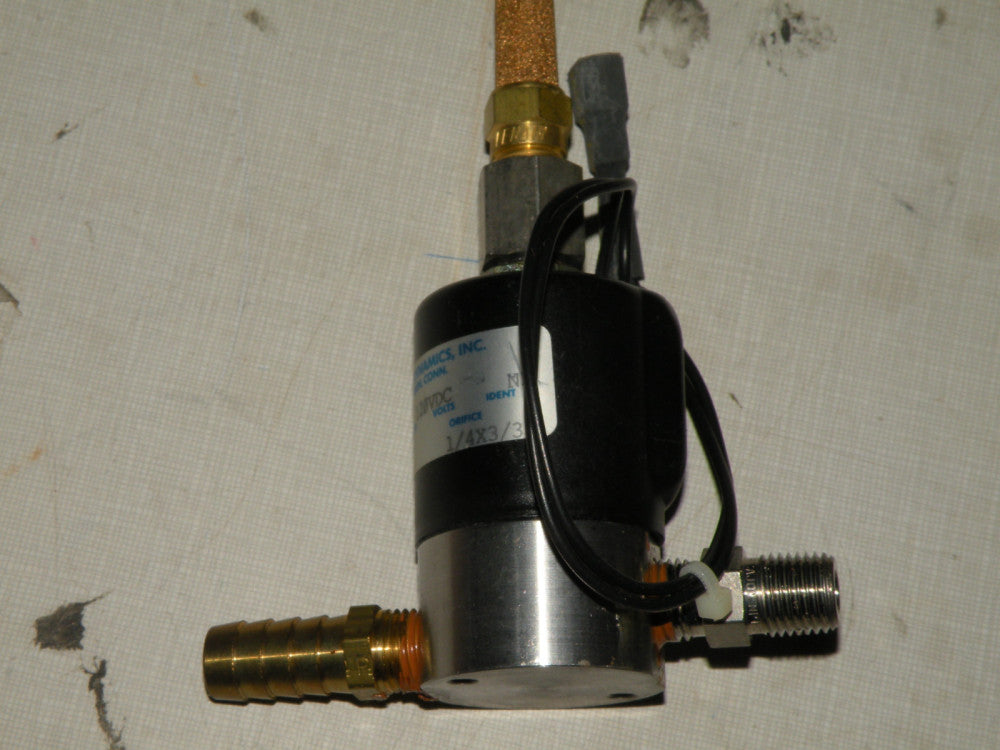 Precision Dynamics Solenoid Valve 1/4"x3/32" Orifice D3217-S2