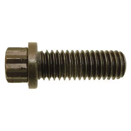 Zoro Select 701038G Grade 9, 1/4"-20 Flange Bolt, Plain Alloy Steel, 3/4 In L,