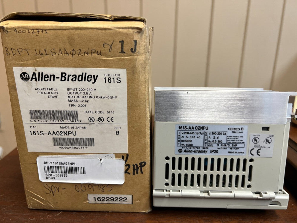 ALLEN BRADLEY, 161S-AA02NPU, ADJUSTIBLE FREQUENCY DRIVE, MAKE OFFER!
