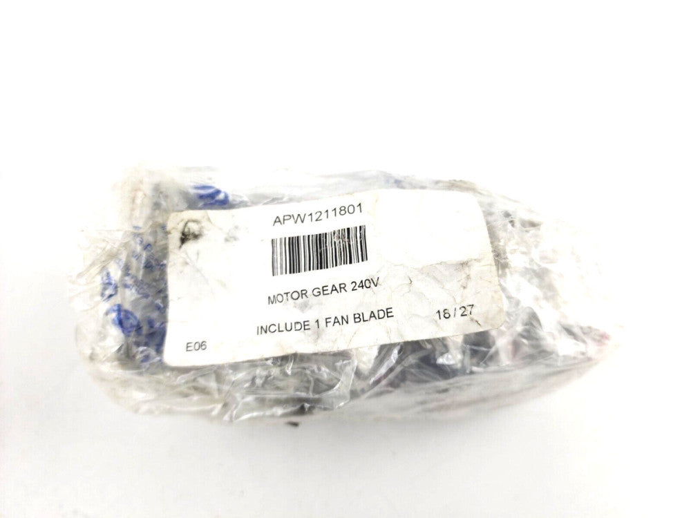 APW Wyott 1211801 2U-1211801 Motor Gear 240V 60HZ HR 20 HRS-20
