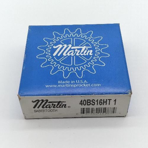 NEW Martin 40BS16HT 1 Roller Chain Sprocket 1" Bore 1/2" Pitch 16-Teeth 