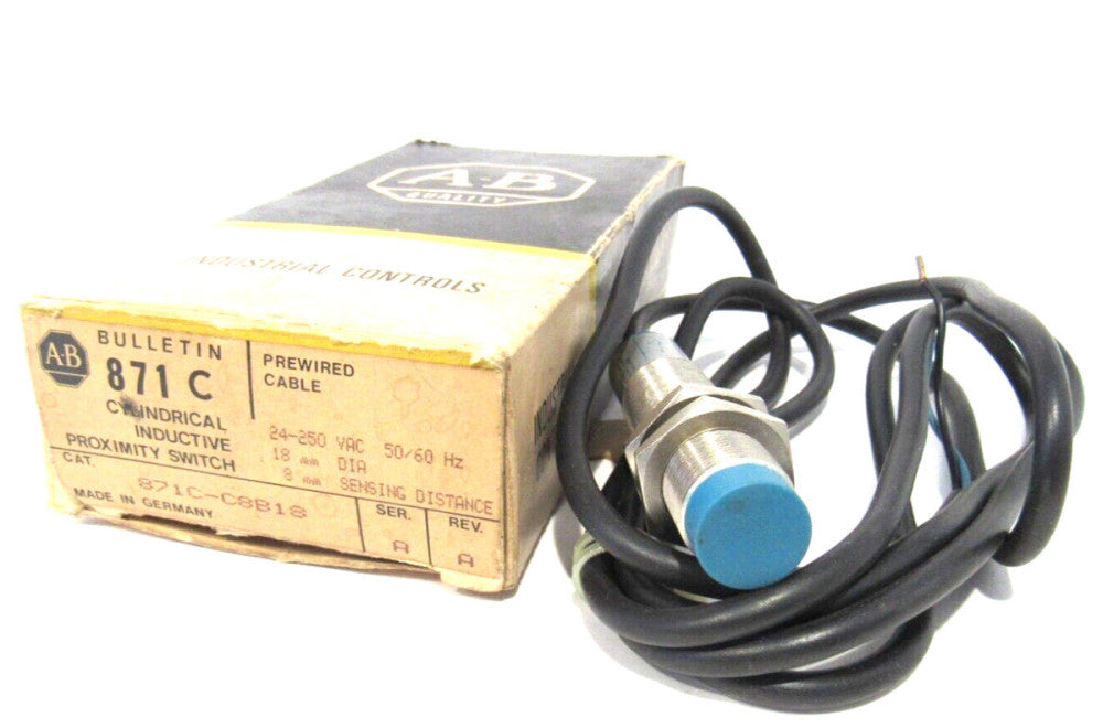 ALLEN BRADLEY 871C-C8B18 PROXIMITY SWITCH 871CC8B18 NEW SURPLUS