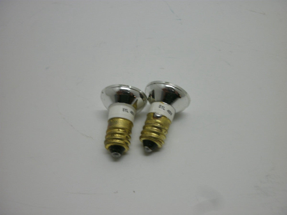 SYLVANIA 48RC 336170 MINIATURE LAMP BULB 48V 2.4W 0.05A BULB E12 (LOT OF 2) NNB