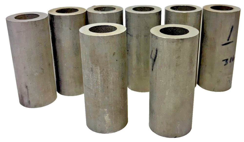 STAINLESS STEEL SPACERS 3/4INX3IN LOT OF 8