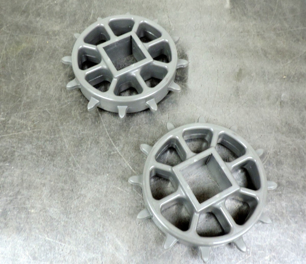 KVP Falcon 71512M-GN-1-1/2 Plastic Nylon Sprocket 1-1/2" bore 12 Teeth Lot of 2