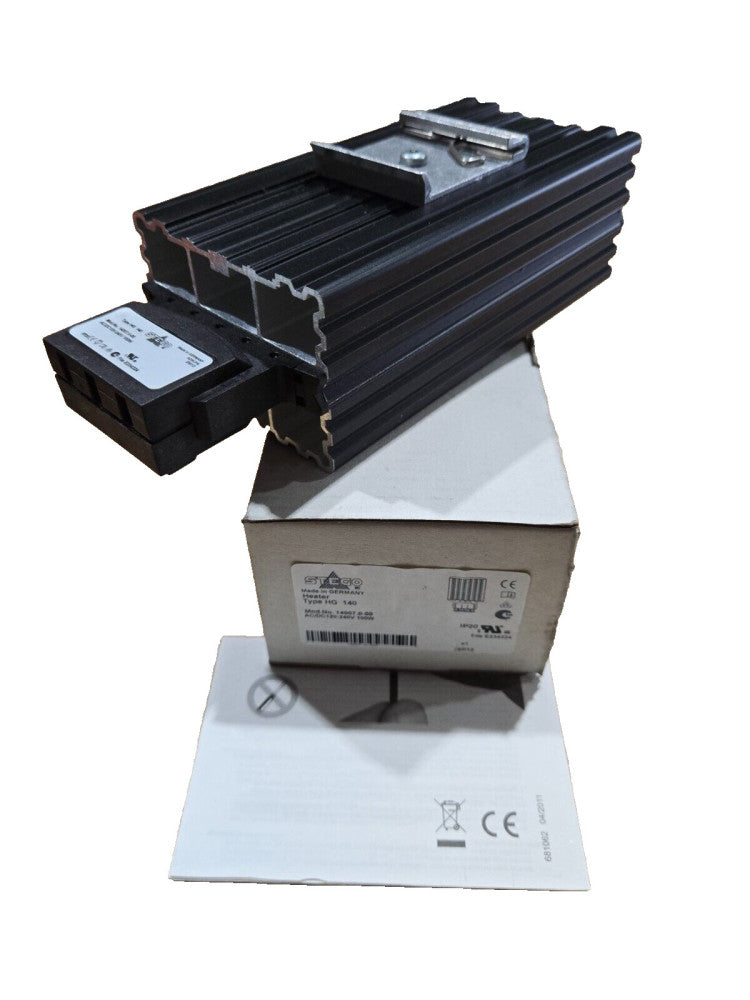 STEGO HG 140 Enclosure Heater AC/DC 110-240V 100W DIN W/Thermostat 0-60 degree