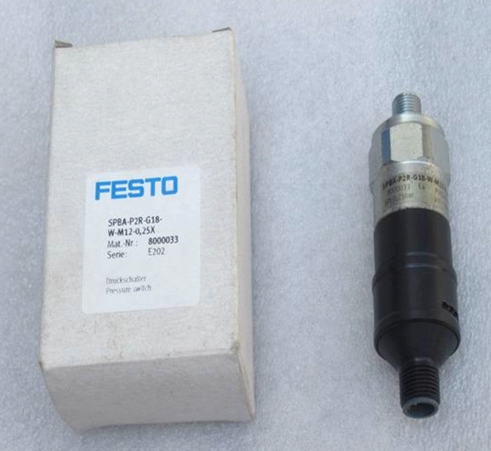 One Brand New FESTO SPBA-P2R-G18-W-M12 8000033 Pressure Switch