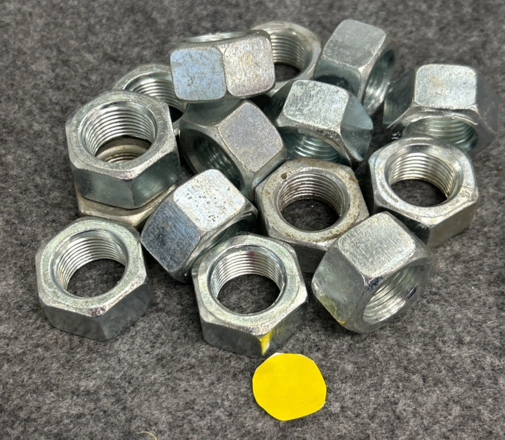 GRADE 5 RIGHT HAND STEEL HEX NUT  3/4" - 16  LOT OF 15