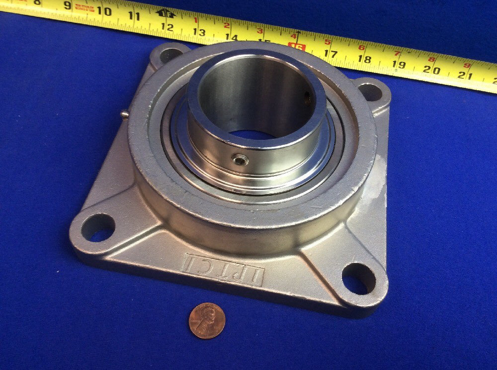 IPTCI SF212 STAINLESS STEEL 4-BOLT FLANGE UNIT SUC212-39G BEARING