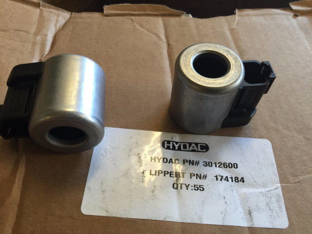 (3PCS) 12v Hydac 174184 Electric Valve Solenoid 3012600 " FREE SHIPPING