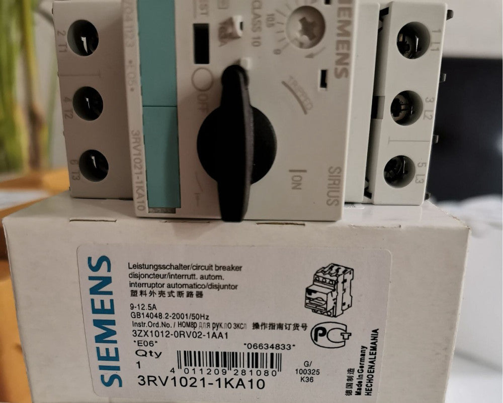 One Brand New Siemens Circuit Motor Breaker 3RV1021-1KA10